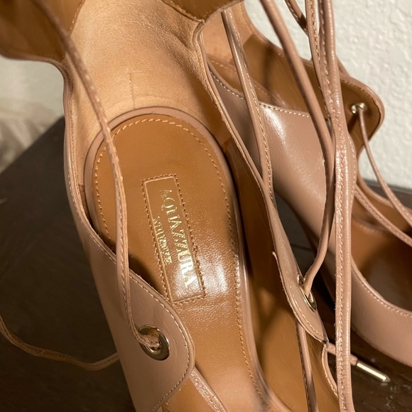 AQUAZZURA LACE UP HEELS - Picture 3 of 6